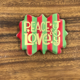 Drawn with Character Peace Love & Joy