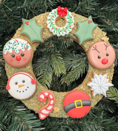 kerstkrans XL 2024 cookie cutter