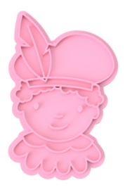 piet ""  stempel & cookie cutter - 2 delig