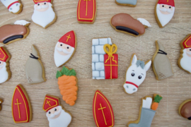 schoorsteen pakje sinterklaas cookie cutter