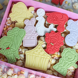 Clown stempel  & cookie cutter - 2 delig