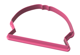 Paashaasje met banner cookie cutter & hulp stencil