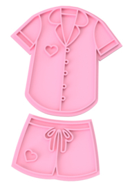 pyjama set stempels & cookie cutter 4-delig