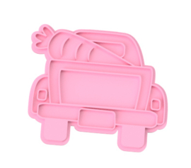 paas auto stempel & cookie cutter 2 delig