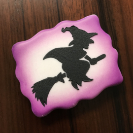 Flying Witch Silhouette