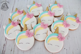 Unicorn donut cookie cutter & hulp stencil