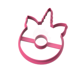 Unicorn donut 8,5 cm cookie cutter