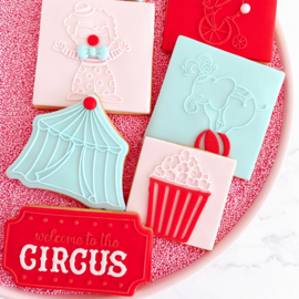 Circus - circus tent & cookie cutter 2 delig