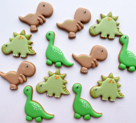 Dino cookie cutter set