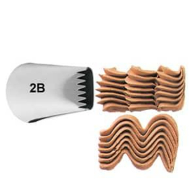 Wilton Decorating Tip #2B Basketweave Carded