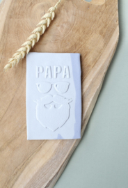 Vaderdag Papa hipster (8cm) - oh my cookie