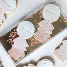 Party ballon stempel  & cookie cutter - 2 delig