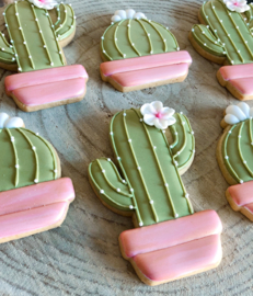 Duo cactus cookie cutter set