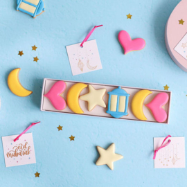 KD Collectie RAMADAN cookie cutters incl. 5 bijpassende kaartjes