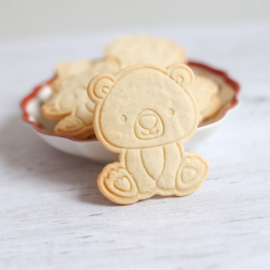 beertje baby stempel  & cookie cutter - 2 delig