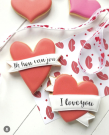 LOVE hart ## 8 cm cookie cutter