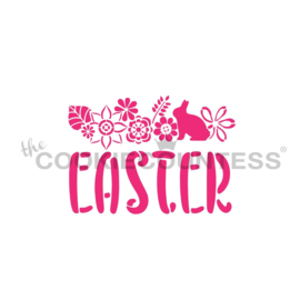 Easter Floral Top Stencil