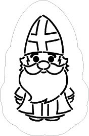 Sinterklaas  cookie cutter