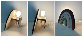 STAANDE LAMP | Regenboog