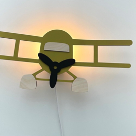 SALE | Watervliegtuig wandlamp oker