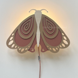 WANDLAMP | Nachtvlinder (mot)