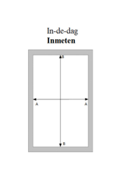 Rolhor op maat, 100 - 125 cm breed