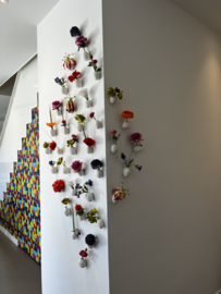Poppy Wall Design |  Wandvaasjes  set 15