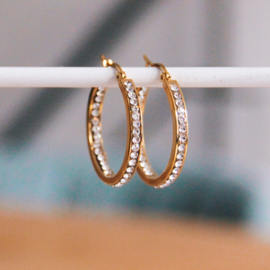 Oorbellen Strass