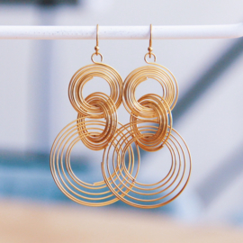 Oorbellen Twisted Rings
