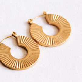 Oorbellen Round Striped