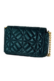 Handtas Metallic Dark Green