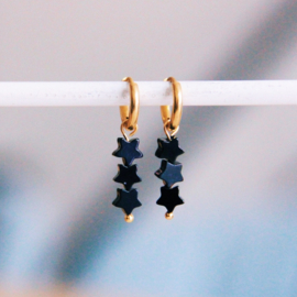 Oorbellen Black Stars