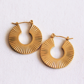 Oorbellen Round Striped