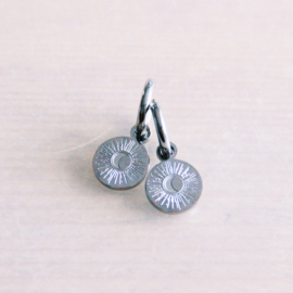 Oorbellen Moon and Sun Silver