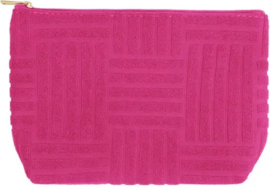 Make-up tas Fuzzy Fuchsia