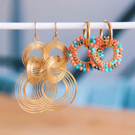Oorbellen Twisted Rings