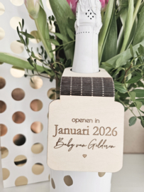 Wijn label hanger ~ Openen in ~ Datum ~ Naam