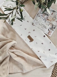 Deken Beige Velvet / Maan