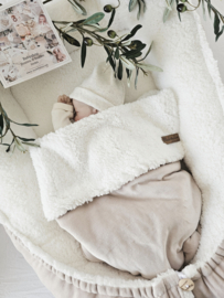 Babynestje Beige Velvet / Teddy