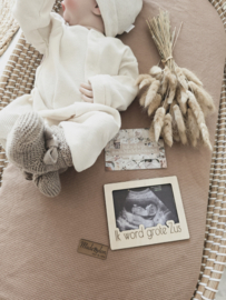 Hoeslaken Knit Mokka