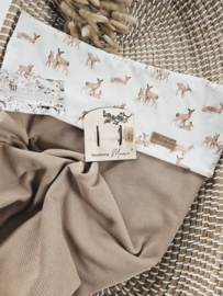 Deken Knit Mokka / Bambi