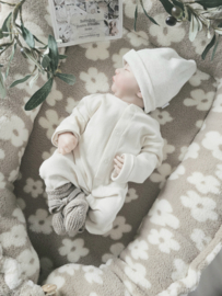 Babynestje Teddy Sad Beige Bloem