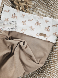 Deken Knit Mokka / Bambi