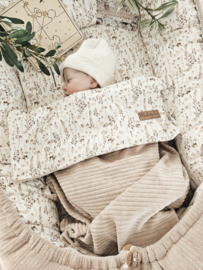 Babynestje Greige Velvet Rib / Dry Flower