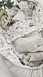 Babynestje Beige Grof Wafel / Safari