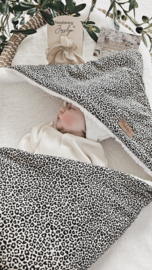 Badcape pante mini zand/ teddy