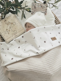 Deken Baby Beige Wafel & Maan