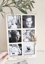 Foto Frame 6 ~ Met gedroogde bloemen