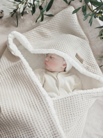 Badcape Baby Beige Wafel/ Teddy
