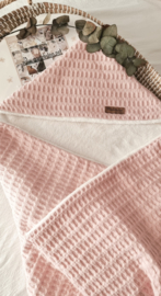 Badcape Grof Poeder Pink / Teddy Kort